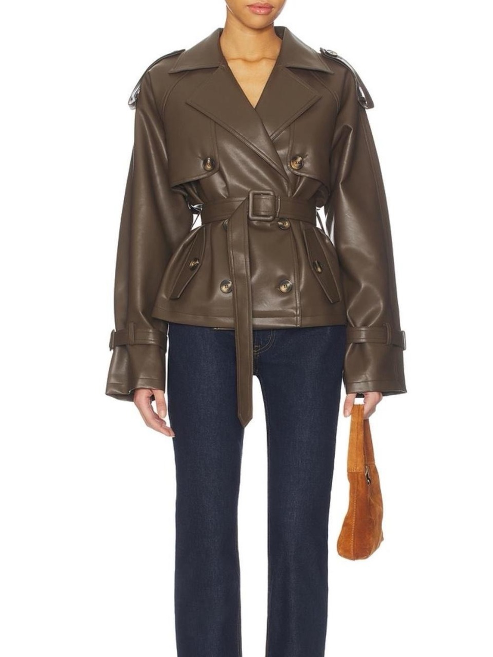 Revolve All the Ways Faux Leather Trench